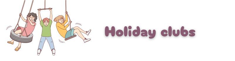 Children having fun outdoors on swings