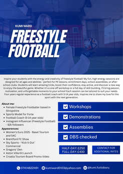 Freestyle football flyer