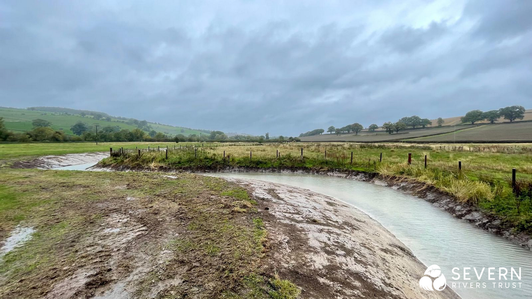 Walcot Wiggle  - freshly dug channel