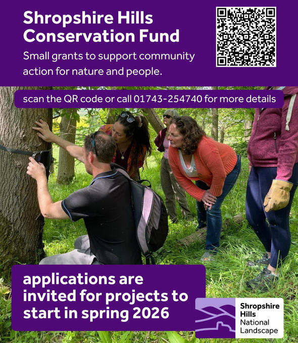 poster about the Shropshire Hills Conservation Fund