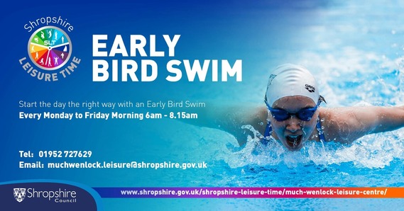 image of early bird swim
