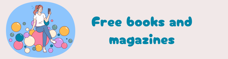 Free audio books and magazines