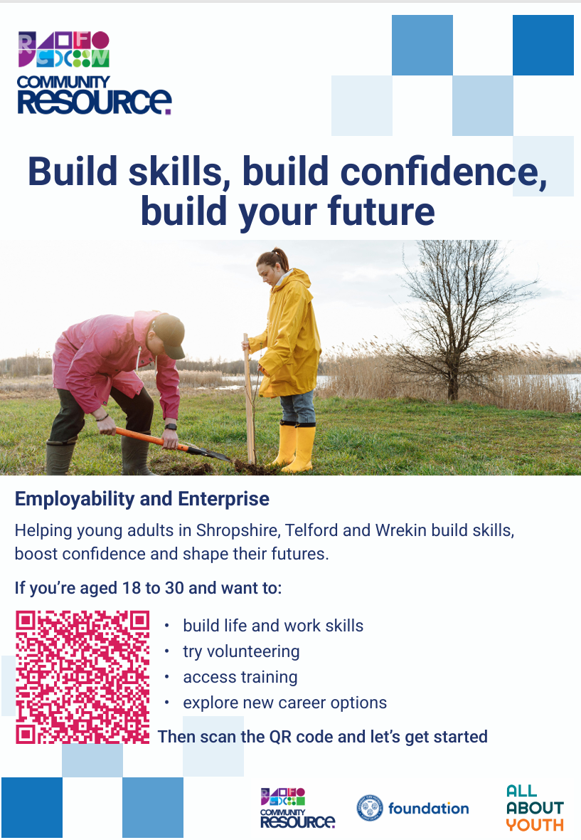 Comm Resource young volunteers