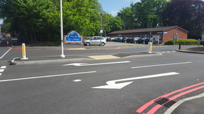 Lode Lane - new entrance to Solihull Hospital