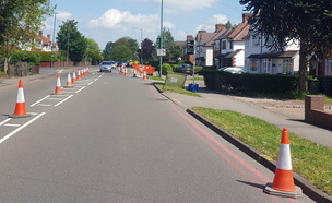 Lode Lane - Work in Segment B 