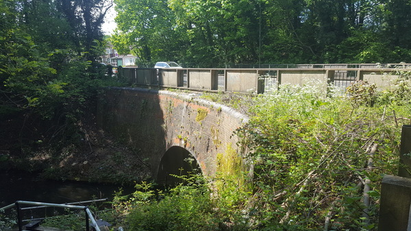 The canal bridge on Lode Lane