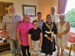 Friends of Shirley Park in Mayor's Parlour