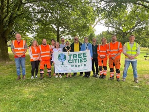 Tree Cities of the World flag