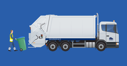 Waste and recycling truck 