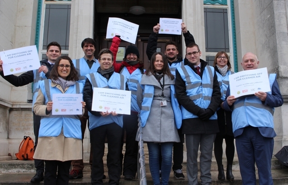 No idling - clean air