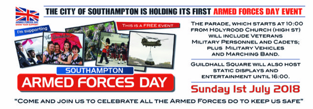 Armed forces day footer