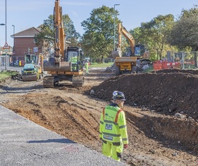 Millbrook Roundabout Progress Update - Week 1