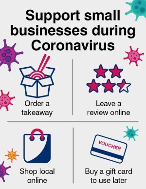 Support local businesses 300