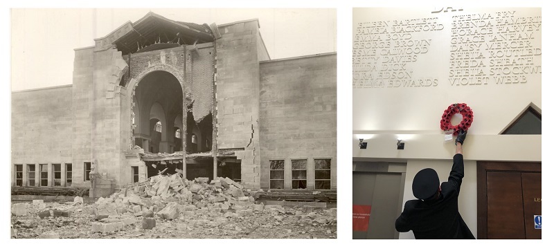 blitz damage art gallery remembrance