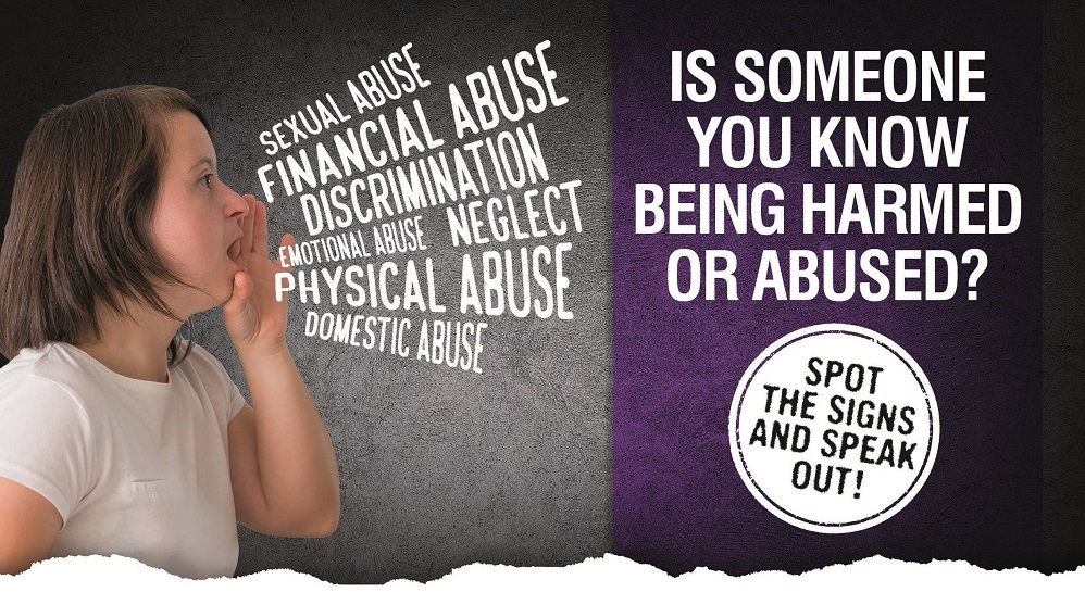 Speak out against abuse