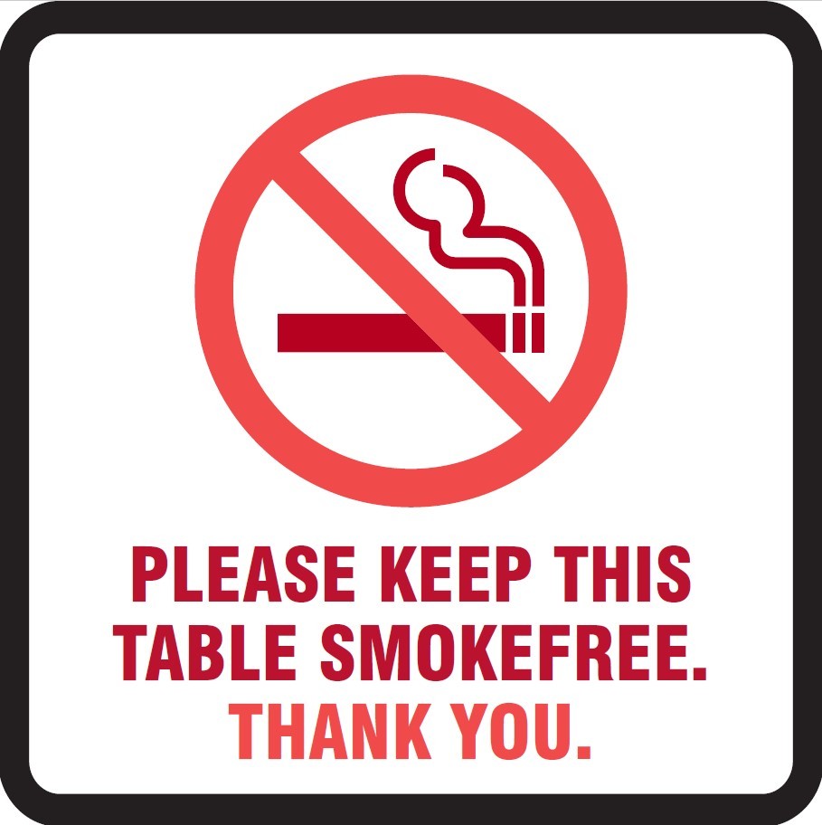 Smokefree dining 