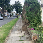 Street after highways improvements work.