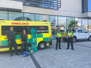 Community Safety Officers and Triple L Officers outside the forum southend 