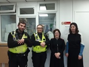 Community Safety Officers and Teachers from Beis Chinuch Lebonos