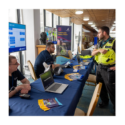 Community Safety Officers at the Interactive Careers Day.