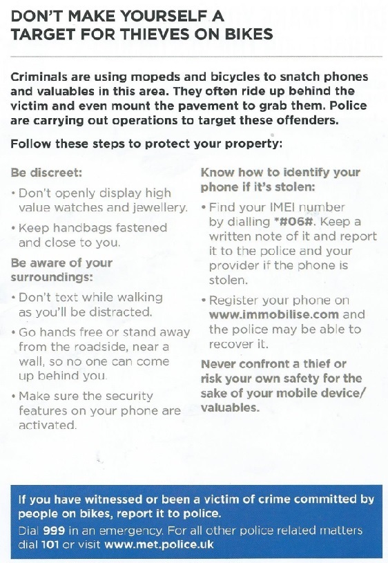 Thieves on bikes rear