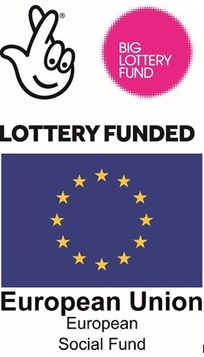 Big Lottery and EU logos