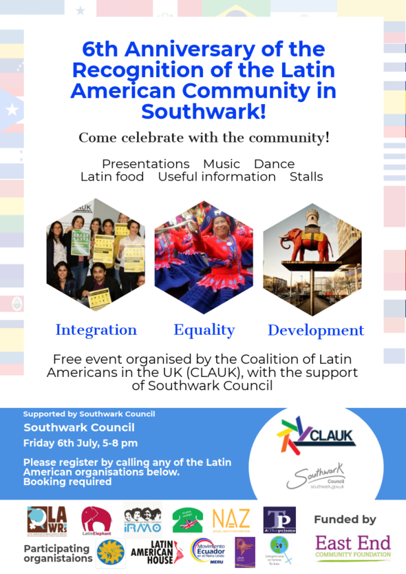 recognition event Latin american group