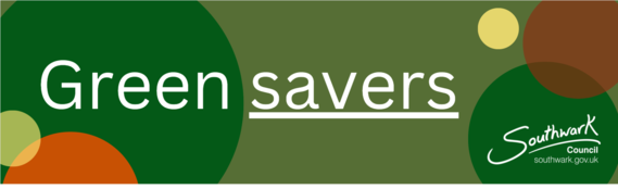 Green savers decorative banner