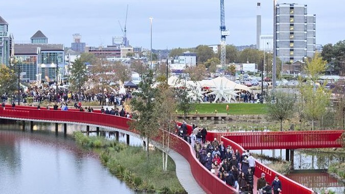 Canada Docks boardwalk