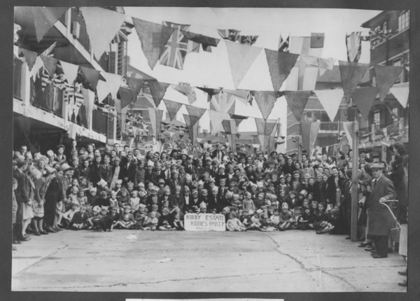 Kirby Estate victory party 1945