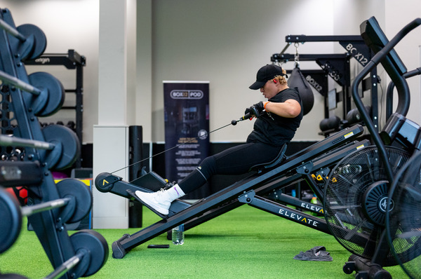 Person using gym leisure centre 