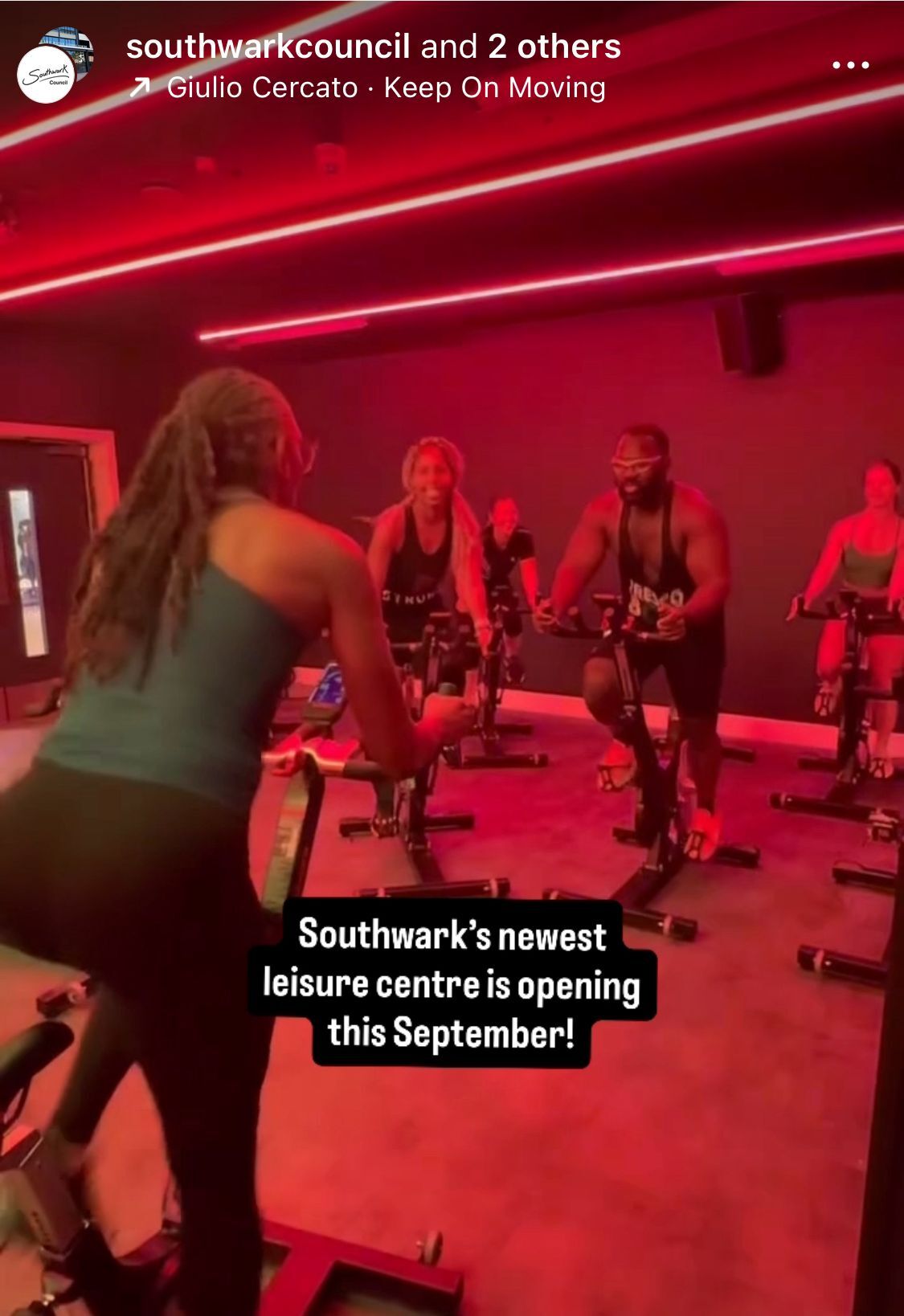 Canada Water Leisure Centre fitness class