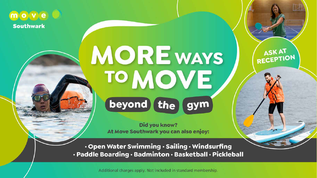 More ways to move