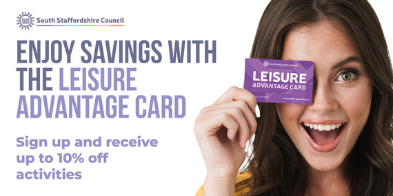leisure advantage card banner