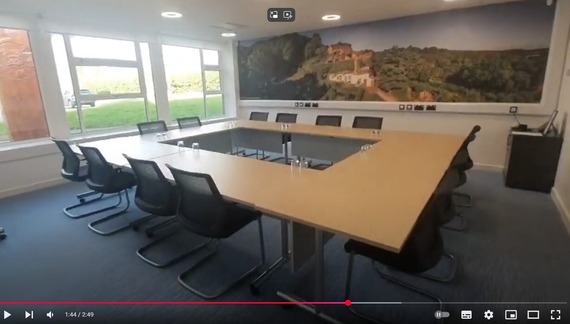 Codsall Community Hub tour of ofices and meeting rooms
