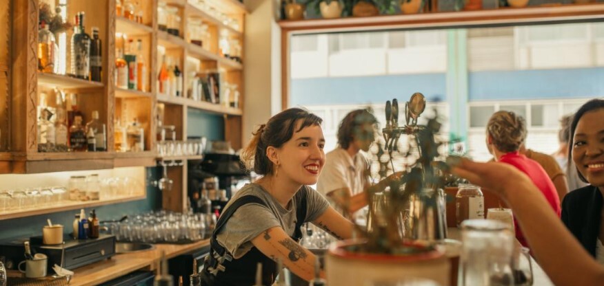 Ask for Angela women woman at bar pub