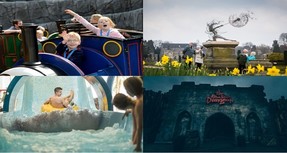 Montage of images featuring Staffordshire visitor attractions