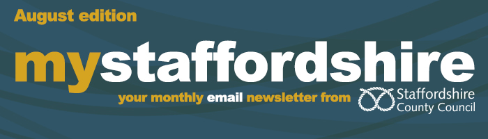 My Staffordshire Newsletter August edition banner