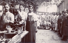 Lasting Department, Mason and Marson Shoe Factory, Stafford 1906 