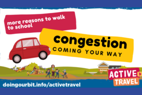 more reasons to walk to school - congestion coming your way 