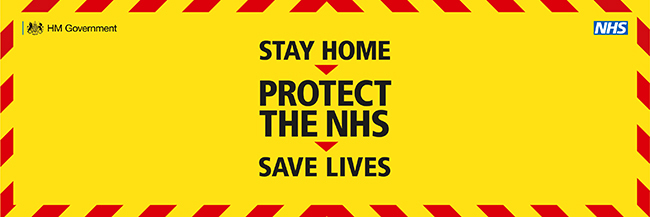 Stay home, protect the NHS, save lives 