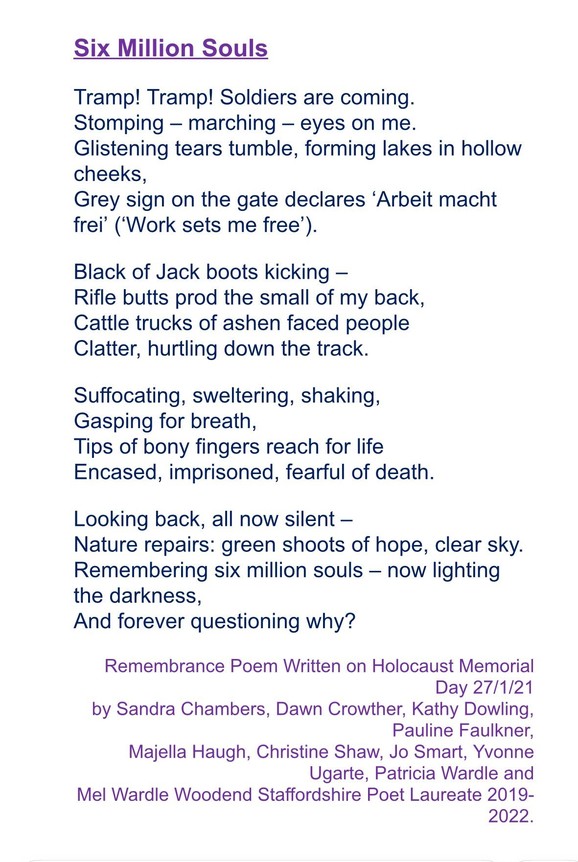 Holocaust Memorial Day Poem