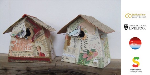 Paper bird box by Jennifer Collier