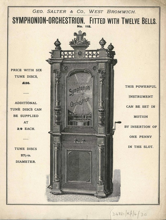 Advertisement for the ‘Symphonion-Orchestrion’