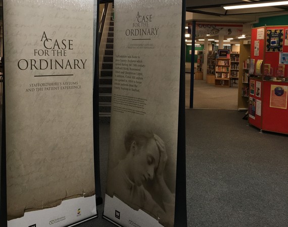 A Case for the Ordinary taster exhibition at Burntwood Library