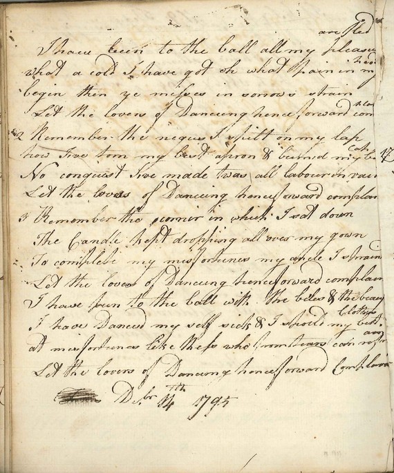 Extract from farmer’s diary and account book (reference 7863). 
