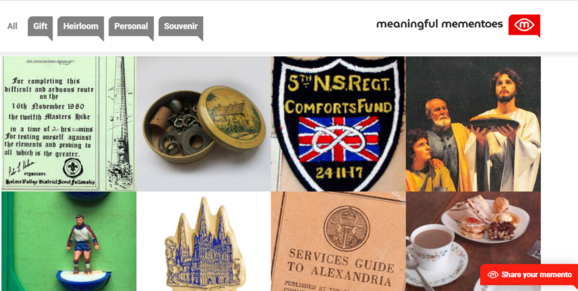 Meaningful Mementoes