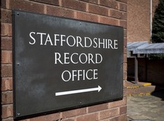 Staffordshire Record Office sign 