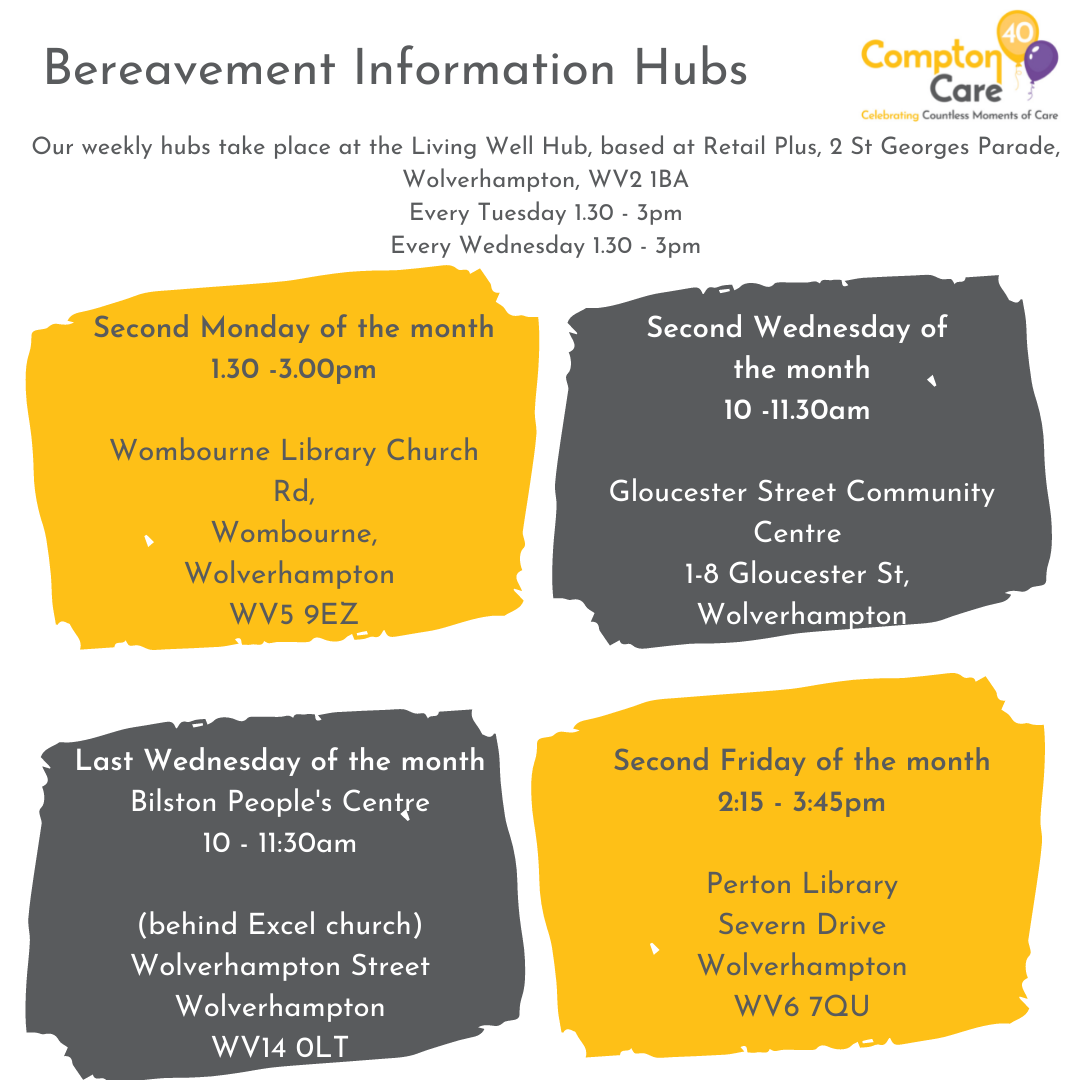 Compton Care Bereavement Hubs