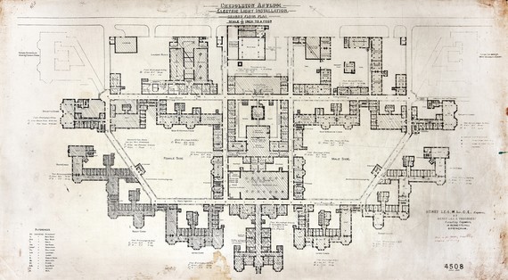 Plan of Cheddleton Asylum